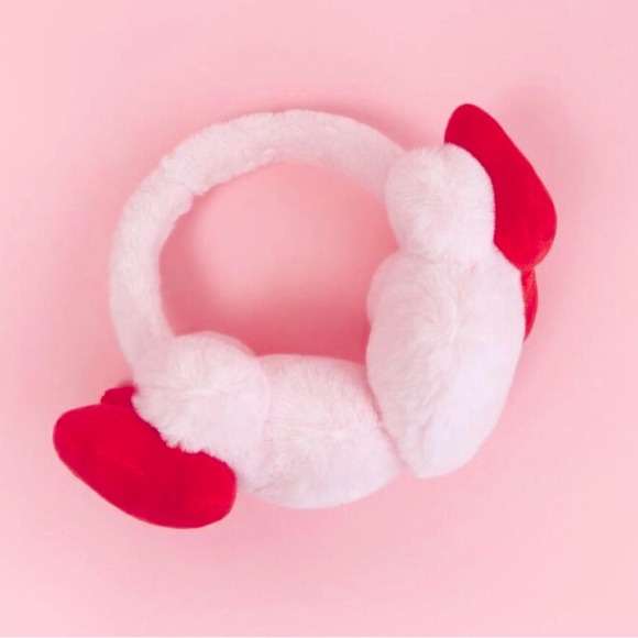 NEW Forever 21 x Disney Mickey Minnie Mouse Bow Plush Earmuffs - Picture 7 of 8